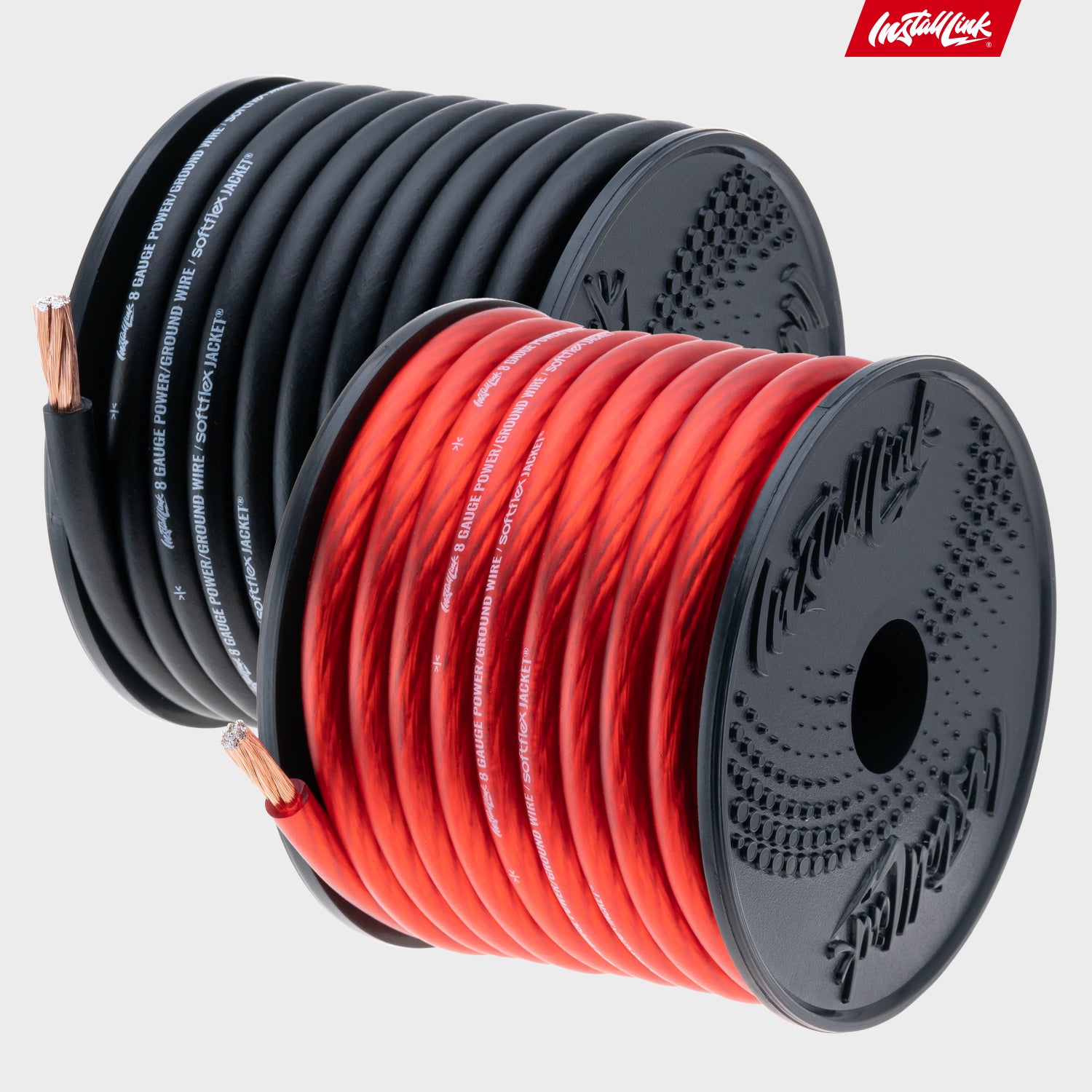 8 Gauge Power or Ground Wire Cable 25ft Red, 25ft Black (50 Feet Total), CCA image 8