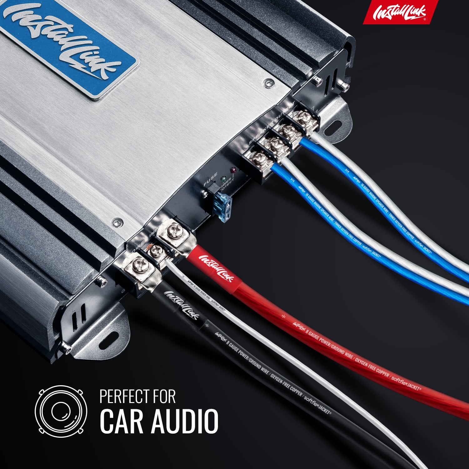 Marine Speaker Wire 16 Gauge, Tinned OFC, 100ft, Blue/White image 3