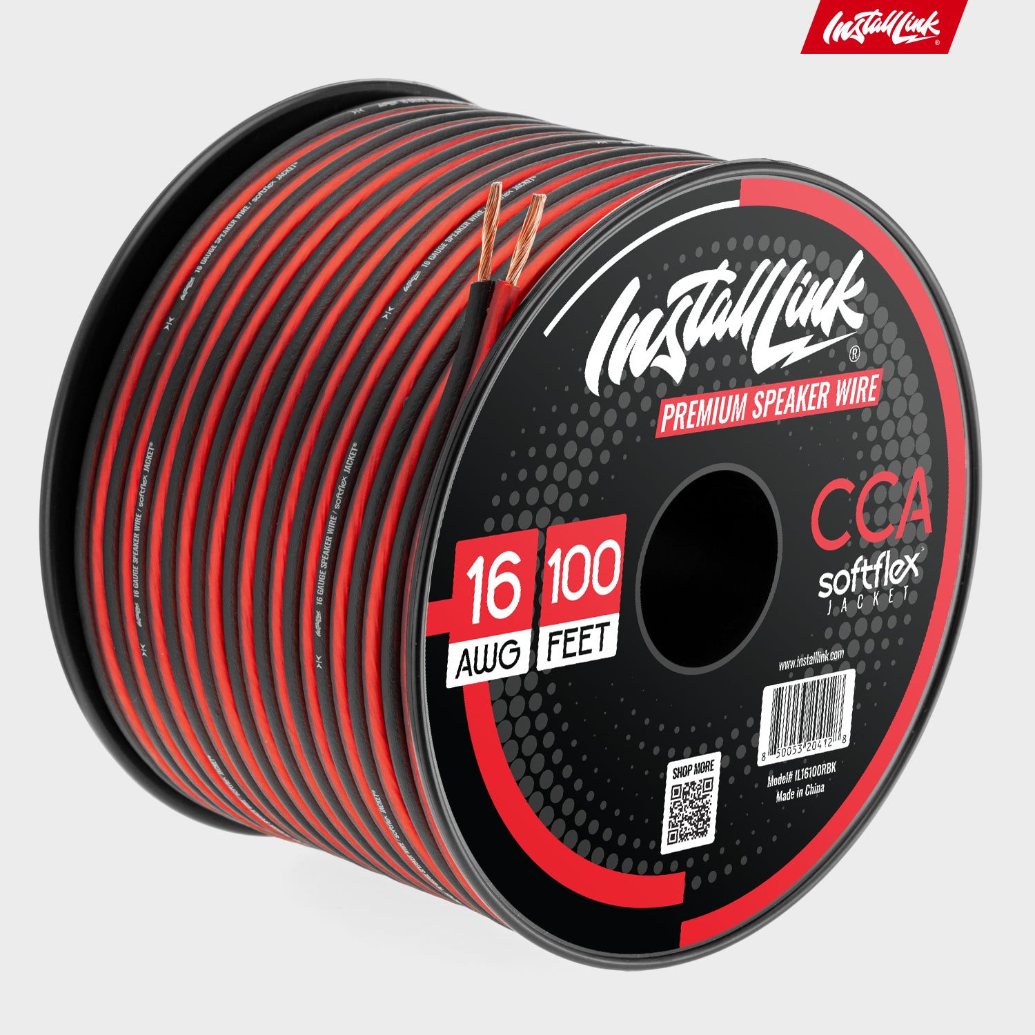 Speaker Wire 16 Gauge, CCA, 100ft, Red/Black image 8