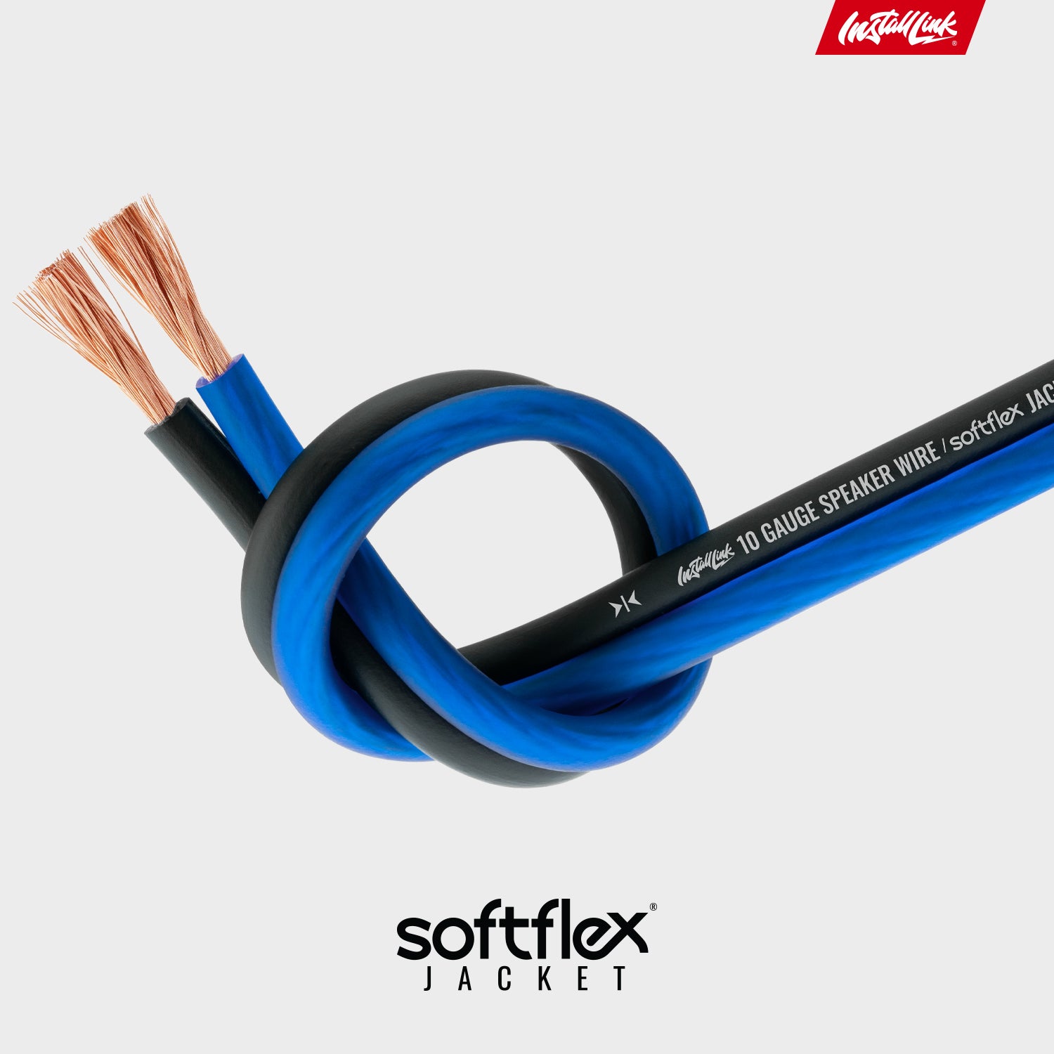 Speaker Wire 10 Gauge, CCA, 50ft, Blue/Black image 6