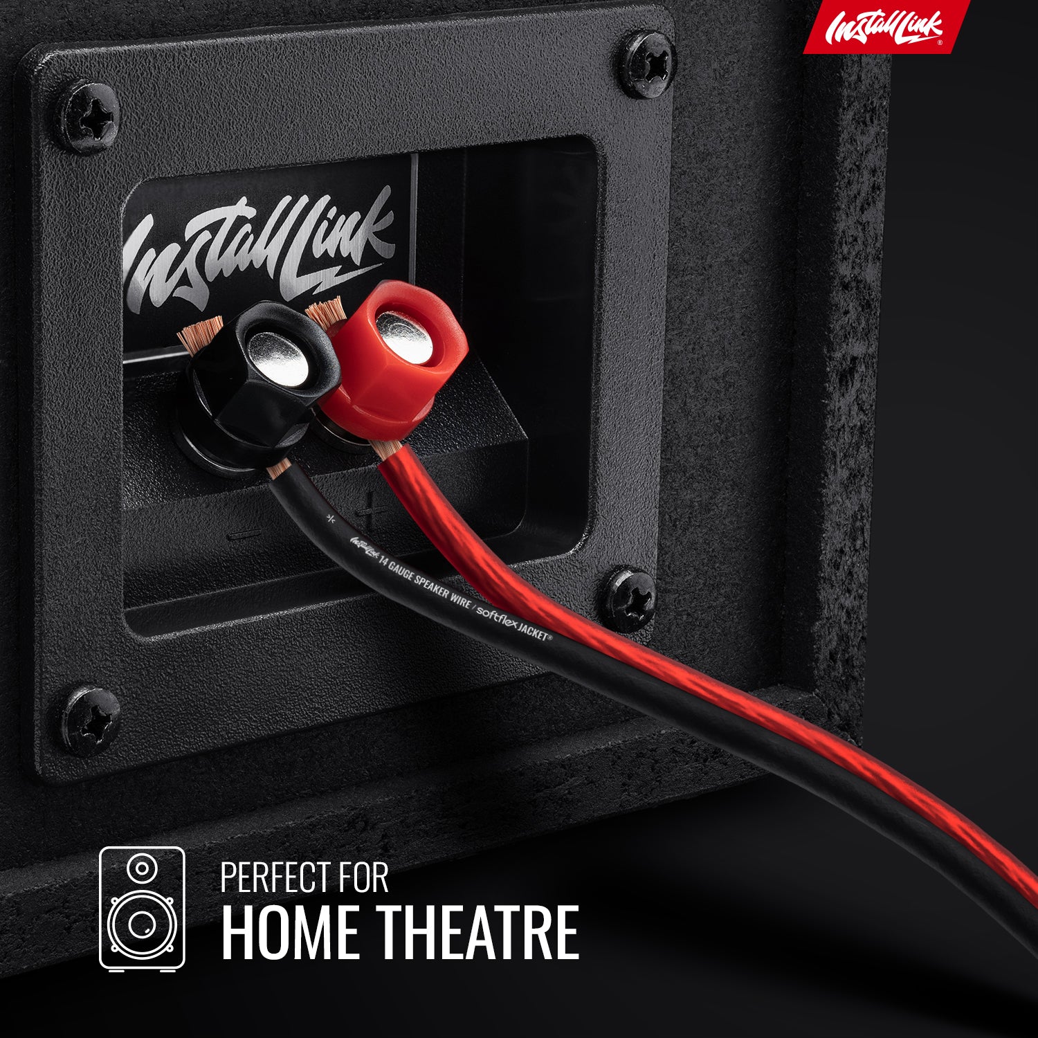 Speaker Wire 14 Gauge CCA, 100ft, Red/Black image 2