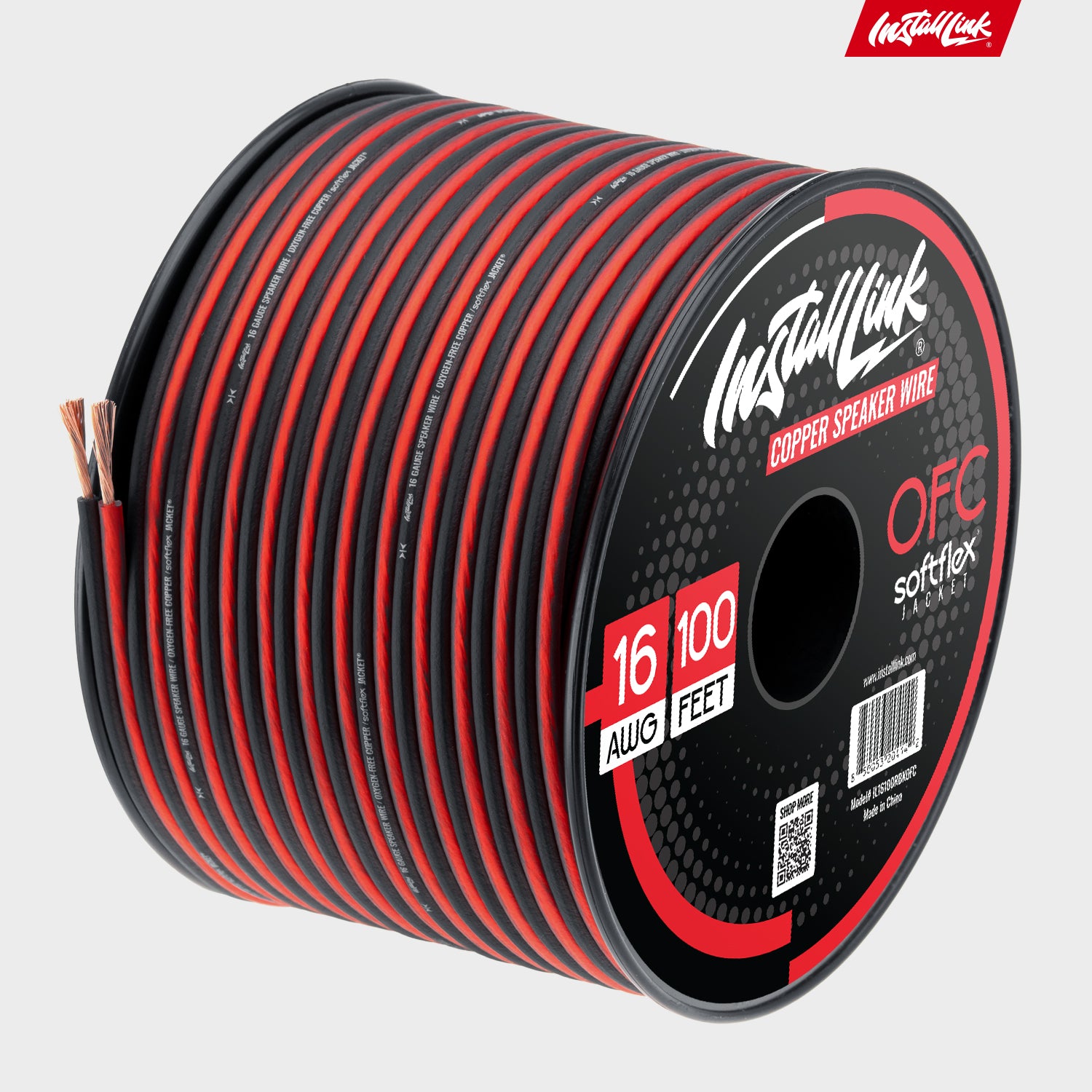 Speaker Wire 16 Gauge, OFC, 100ft, Red/Black image 8