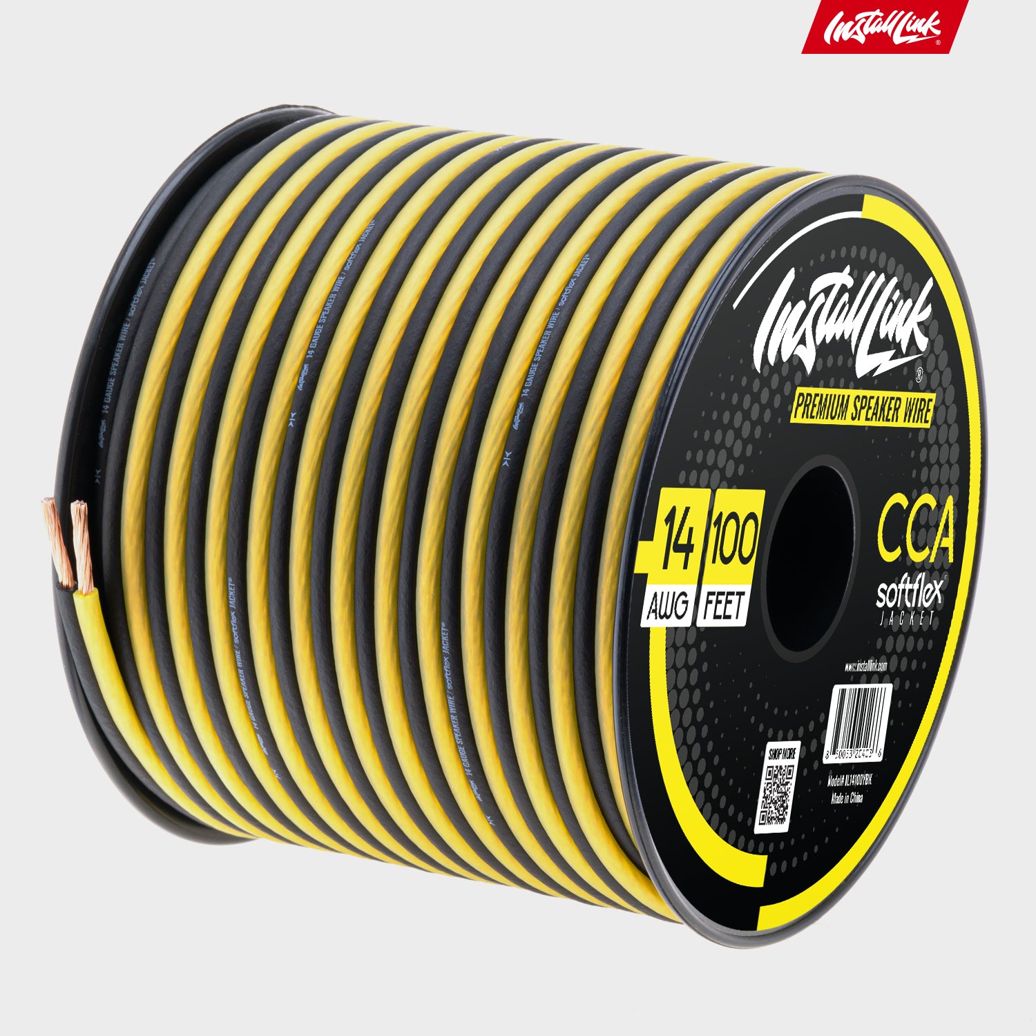 Speaker Wire 14 Gauge CCA, 100ft, Yellow/Black image 8