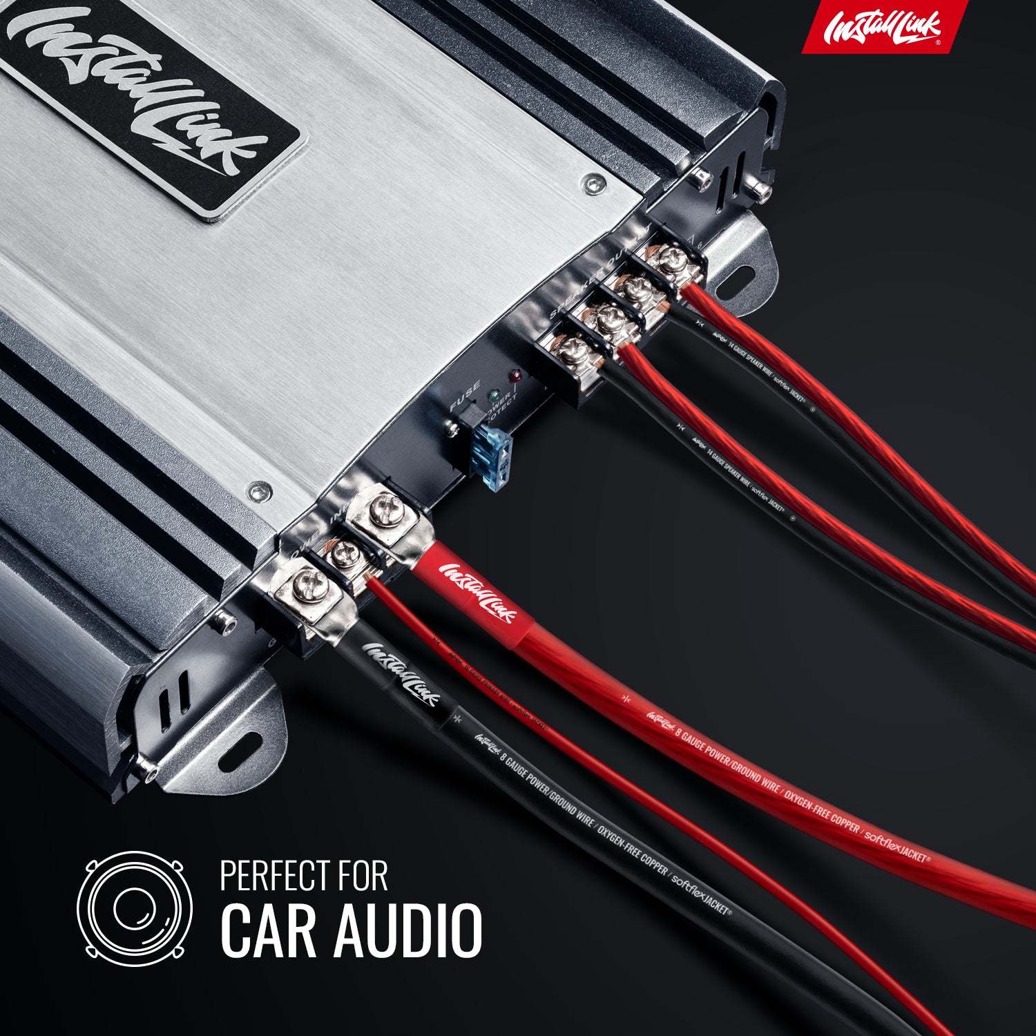 Speaker Wire 14 Gauge CCA, 100ft, Red/Black image 1