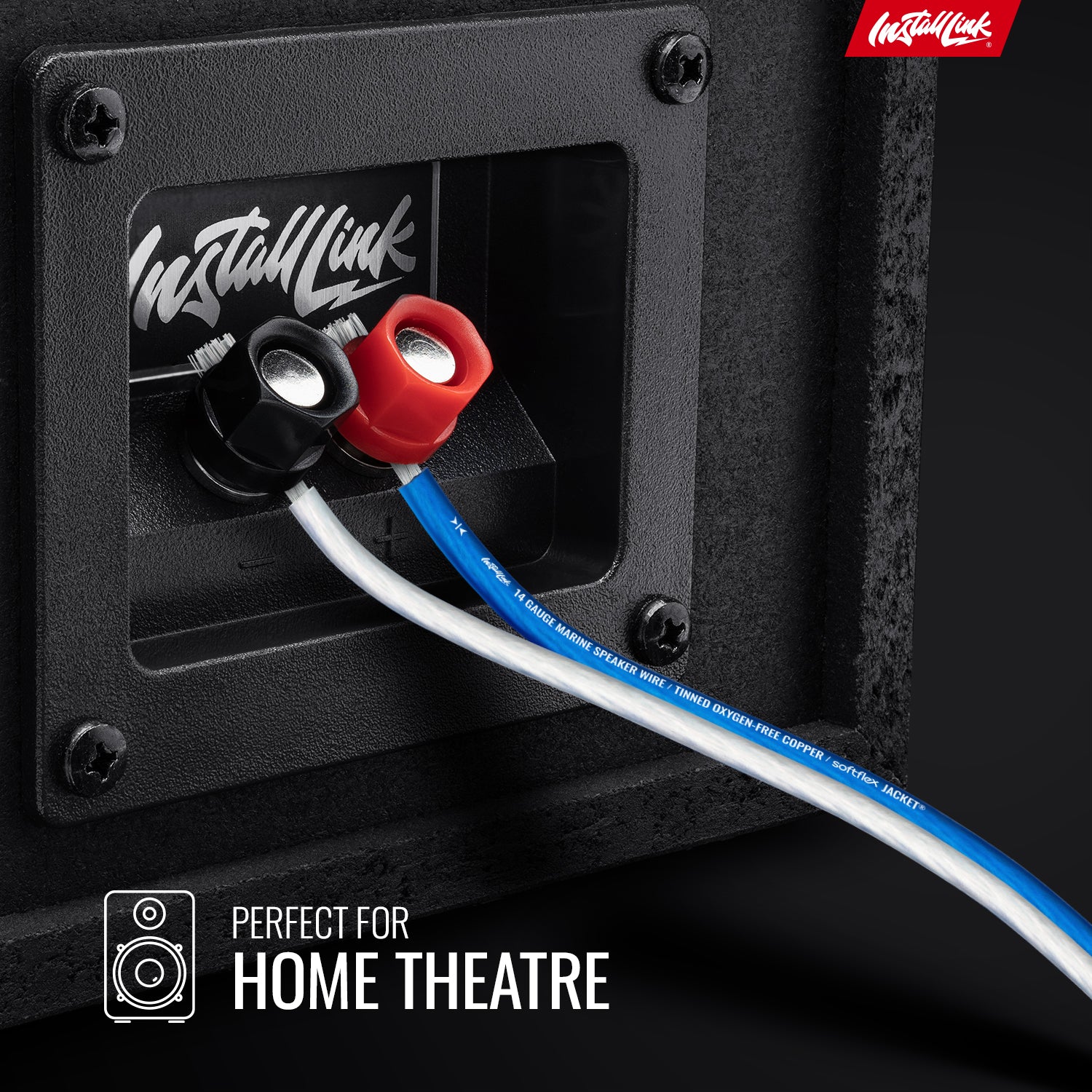 Marine Speaker Wire 14 Gauge, Tinned OFC, 100ft, Blue/White image 2