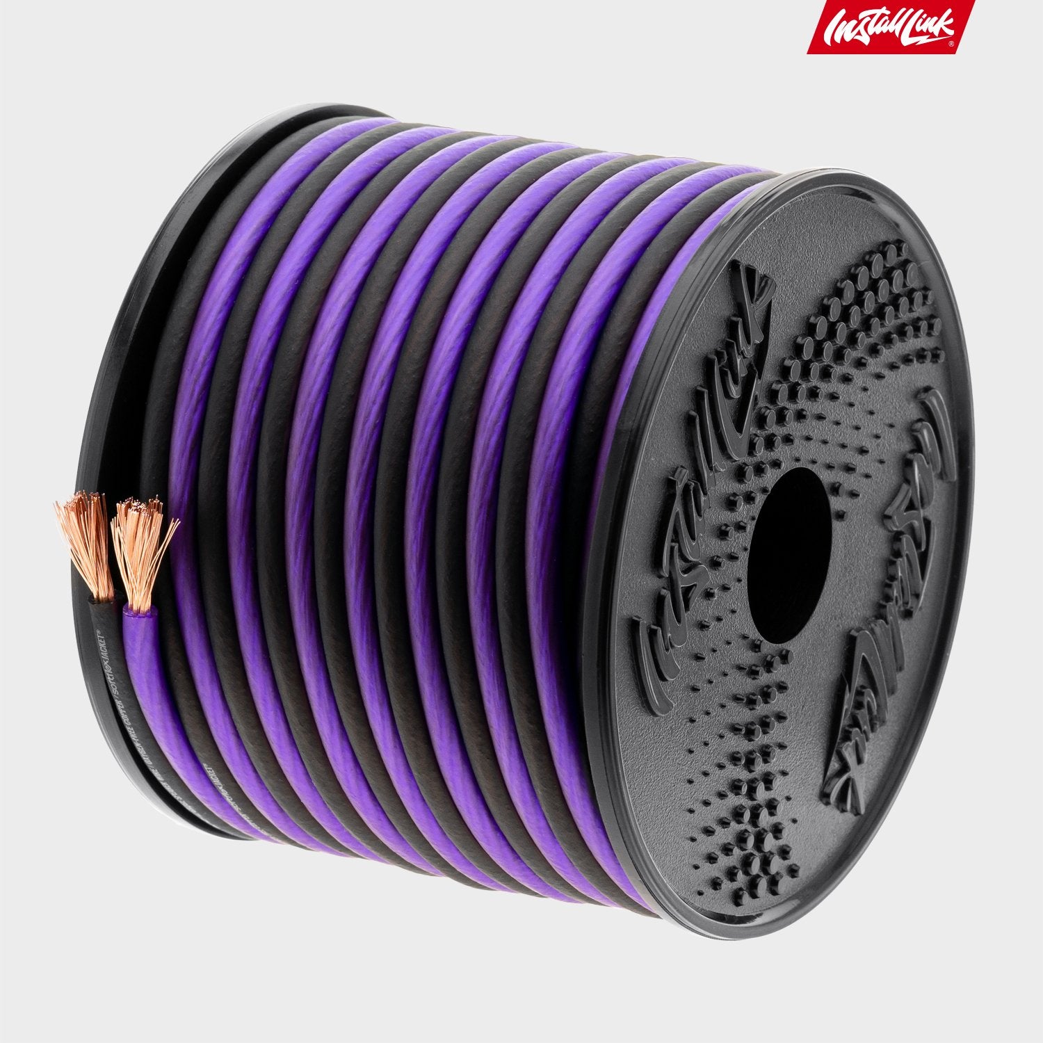 Speaker Wire 12 Gauge, OFC, 30ft, Purple/Black image 8