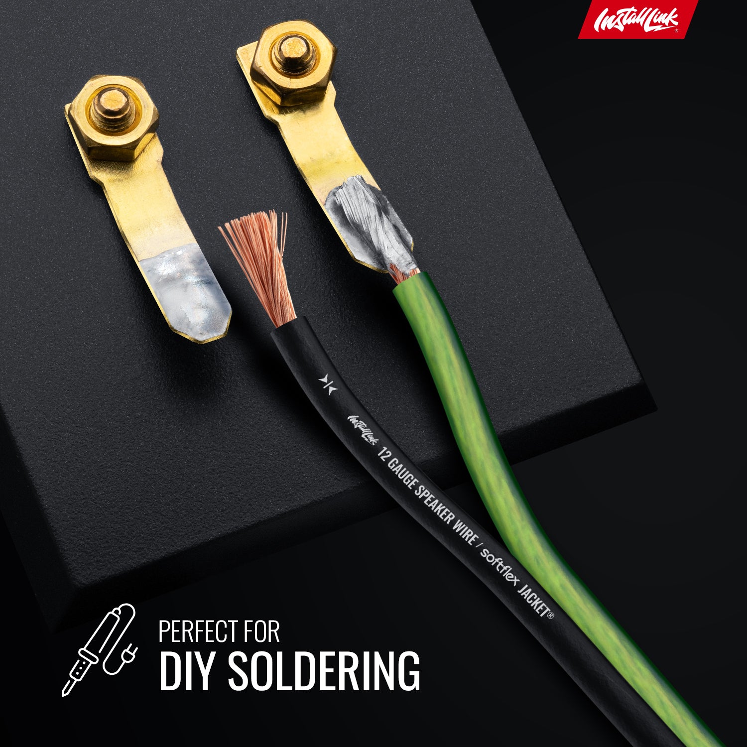 Speaker Wire 12 Gauge, CCA, 30ft, Green/Black image 4