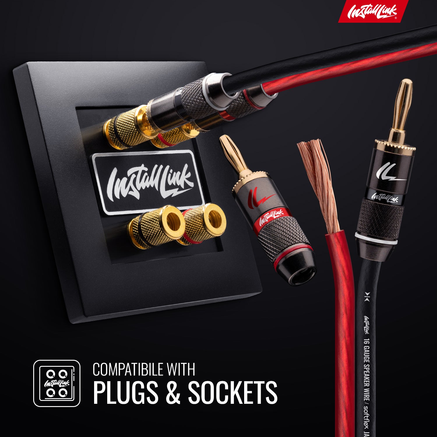 Speaker Wire 14 Gauge CCA, 100ft, Red/Black image 3