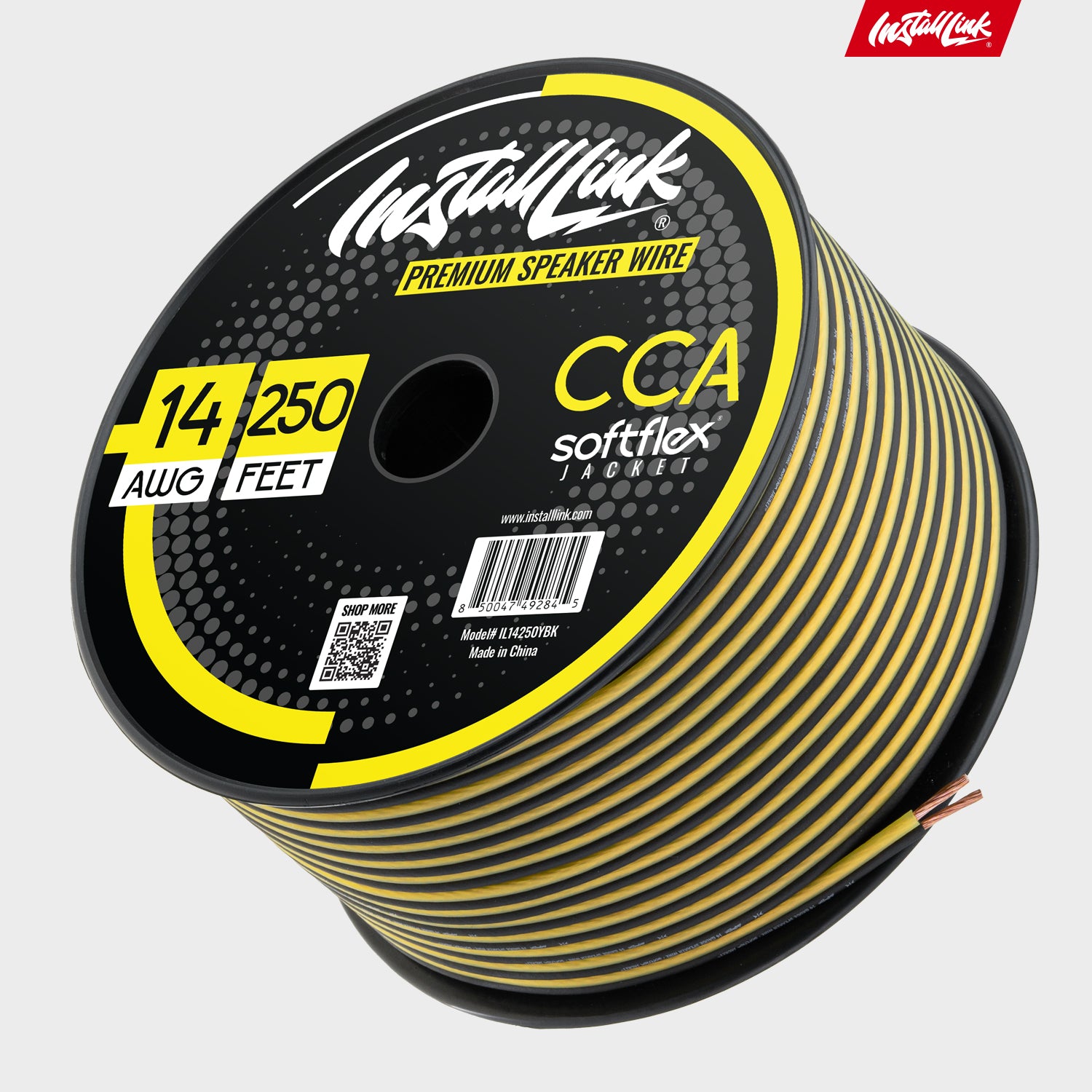 Speaker Wire 14 Gauge, CCA, 250ft, Yellow/Black image 8