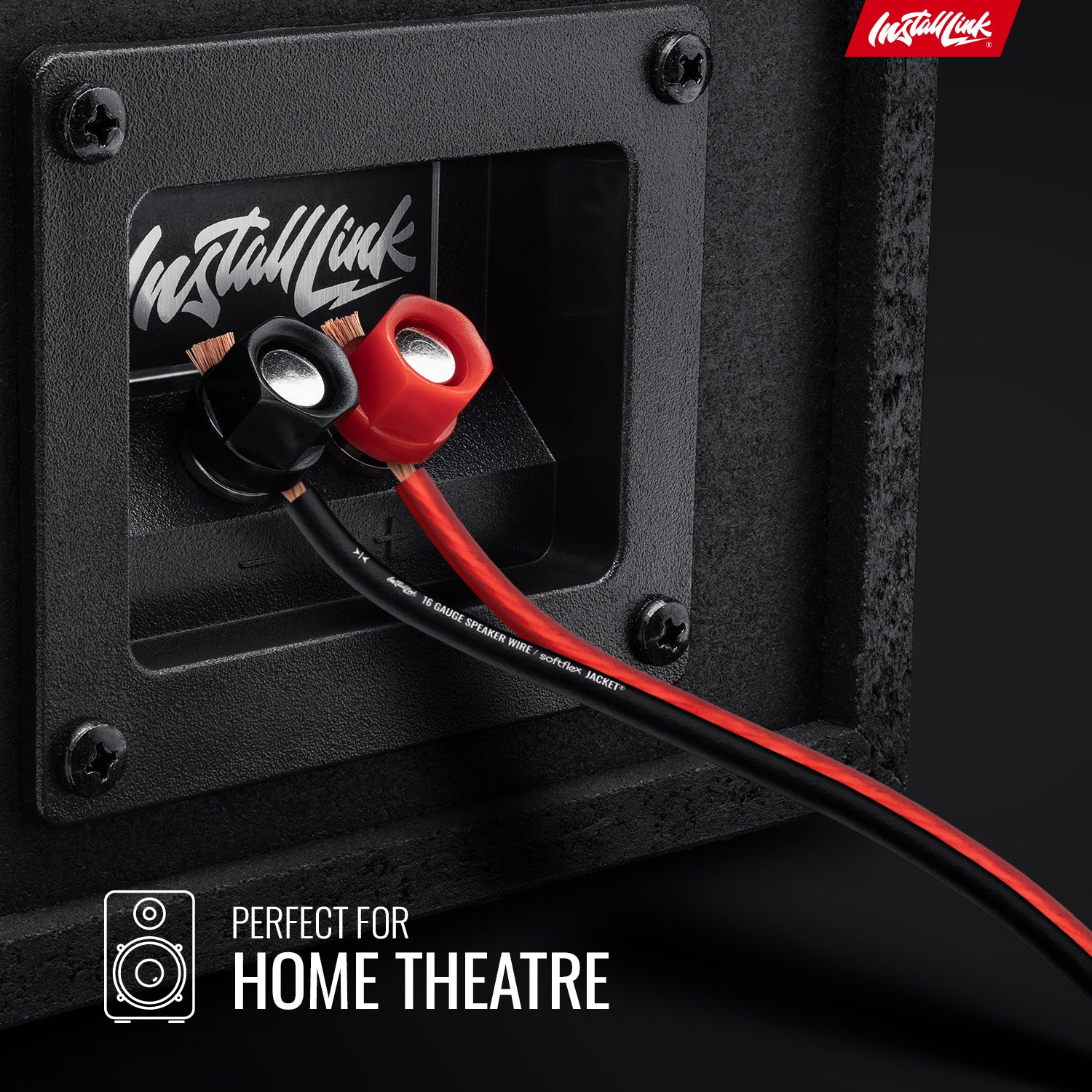 Speaker Wire 16 Gauge, CCA, 100ft, Red/Black image 2