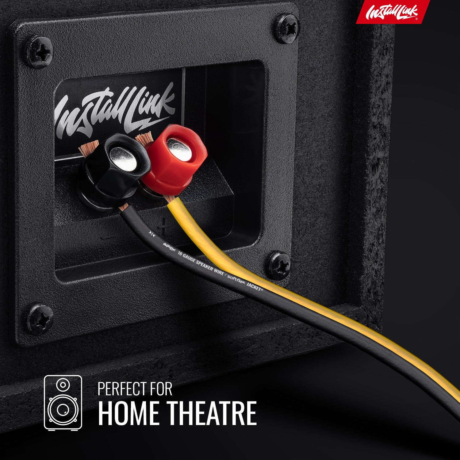 Speaker Wire 16 Gauge, CCA, 100ft, Yellow/Black image 2