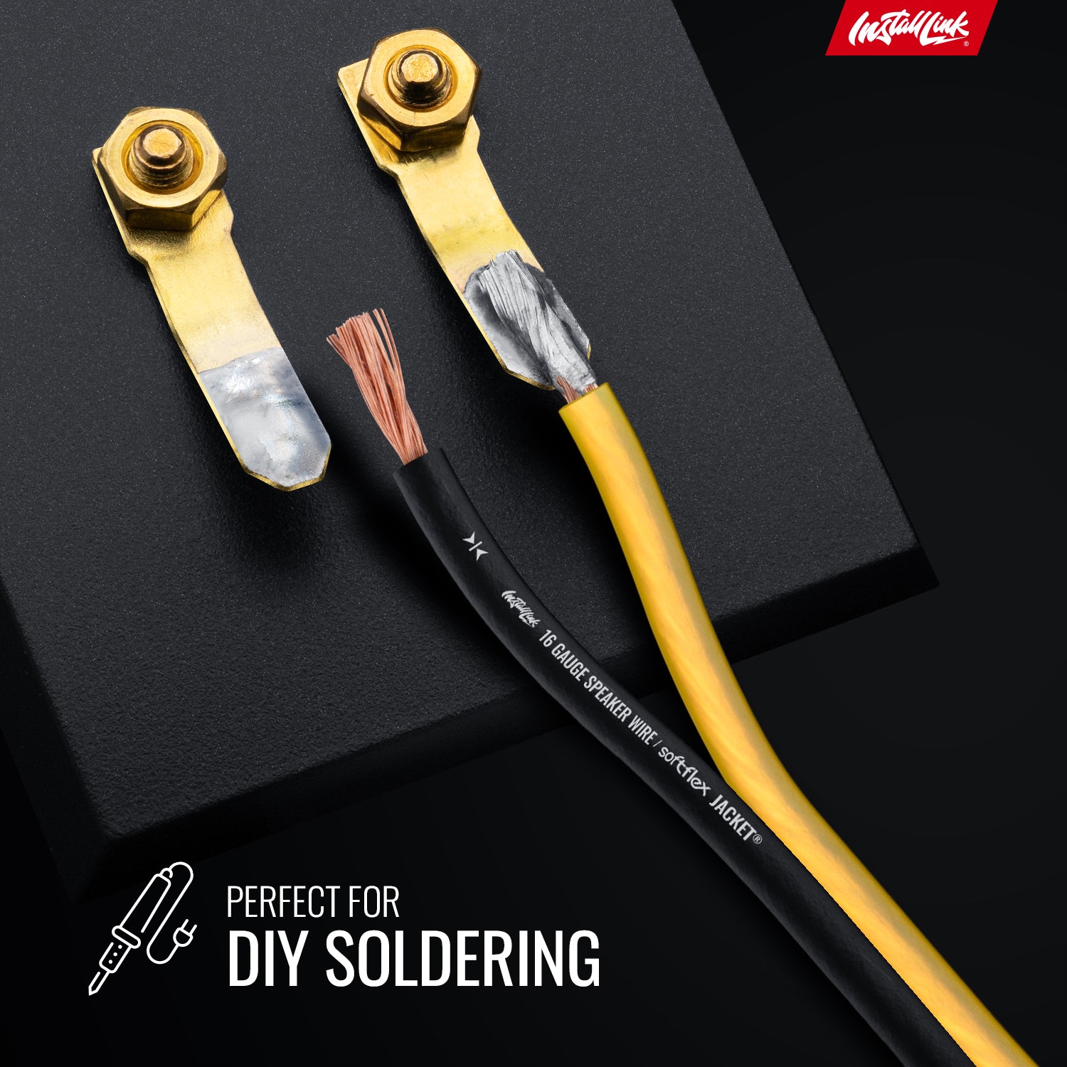 Speaker Wire 16 Gauge, CCA, 100ft, Yellow/Black image 4