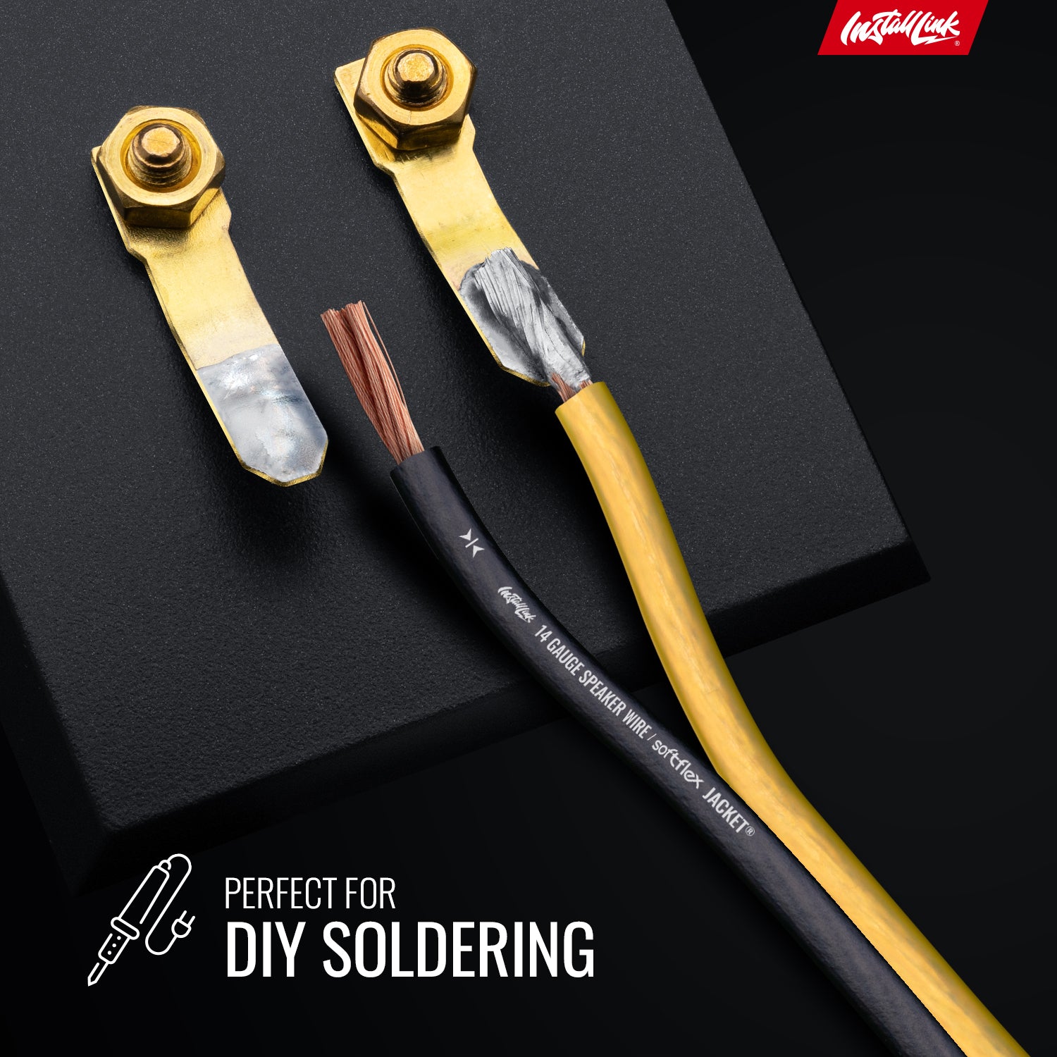 Speaker Wire 14 Gauge CCA, 100ft, Yellow/Black image 4