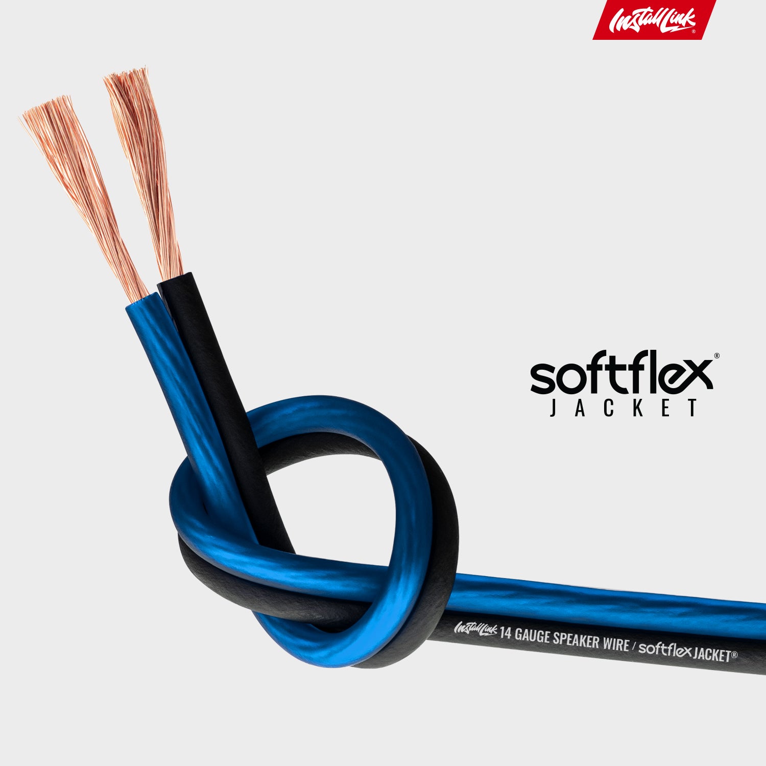 Speaker Wire 14 Gauge, CCA, 100ft, Blue/Black image 6