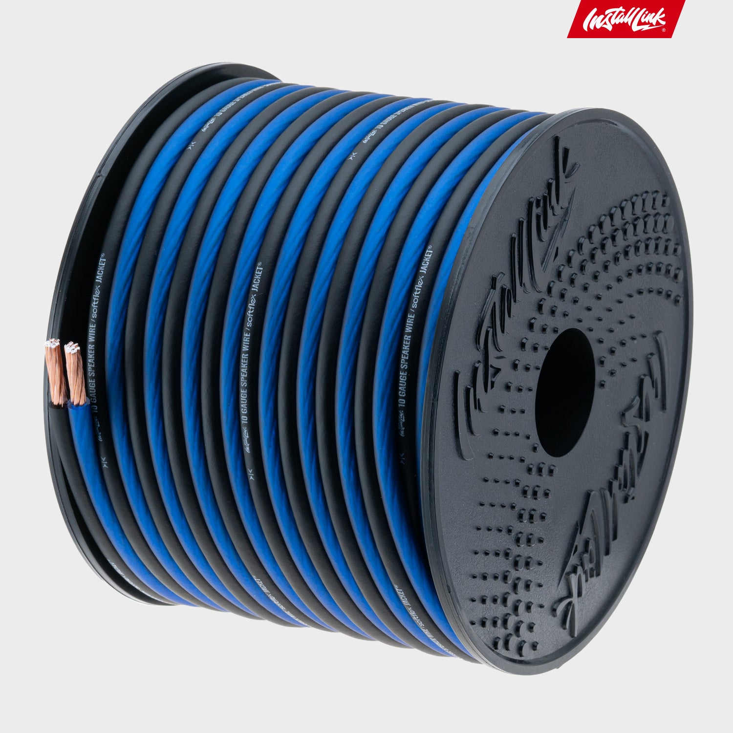 Speaker Wire 10 Gauge, CCA, 50ft, Blue/Black image 8