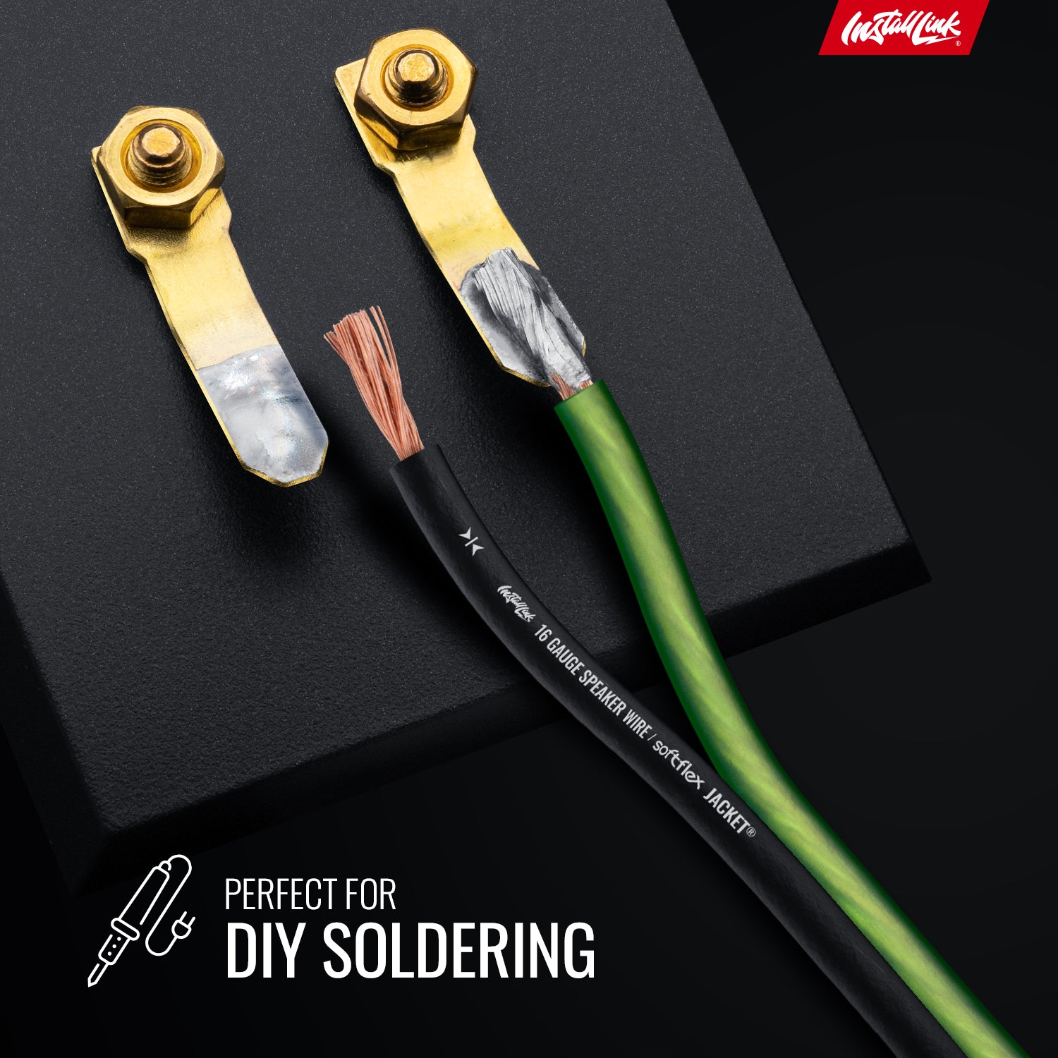 Speaker Wire 16 Gauge, CCA, 100ft, Green/Black image 4