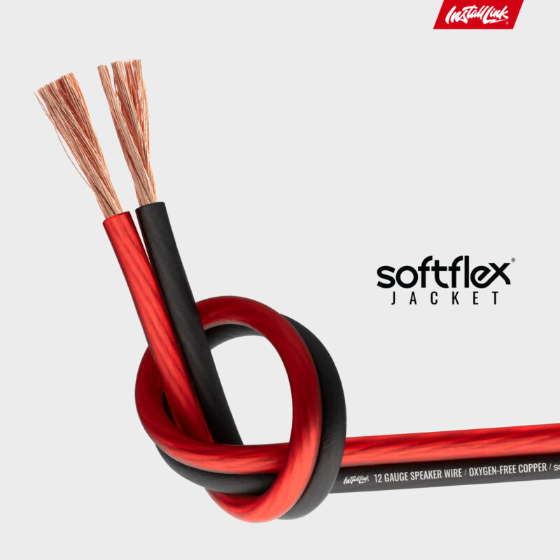 Speaker Wire 12 Gauge OFC, 100ft, Red/Black